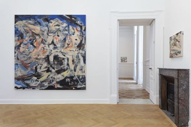 Cecily Brown. We Didn't Mean to Go to Sea. Installation view at Thomas Dane Gallery, Napoli 2019 © Cecily Brown. Courtesy the artist & Thomas Dane Gallery. Photo Amedeo Benestante