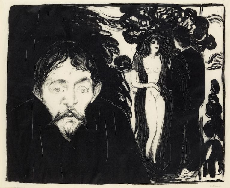 Edvard Munch, Jealousy II, 1896. © The Trustees of the British Museum