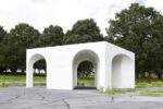 Gijs Van Vaerenbergh, Six Vaults Pavilion, Hooglede. Photo Matthijs van der Burgt