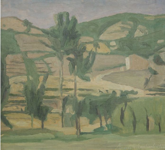 Giorgio Morandi, Paesaggio a Grizzana, 1942. Palazzo Pitti, Firenze
