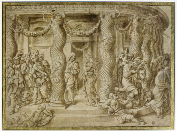 Giulio Romano, Cristo e l’adultera, Parigi, Musée du Louvre