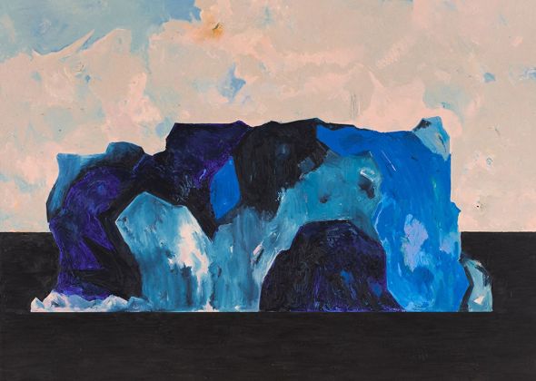 Harold Ancart, Untitled (Iceberg), 2018. Collezione Giancarlo e Danna Olgiati © 2019 Prolitteris, Zurich