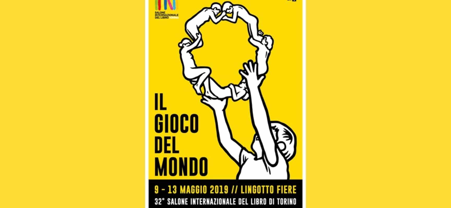 Il manifesto per il Salone del Libro di Torino 2019, realizzato dall'artista MP5