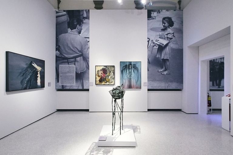 Italia Moderna, 1945-1975. Installation view at Fondazione Pistoia Musei, Pistoia 2019. Photo Lorenzo Gori