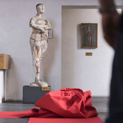 Ivan Plusch, Nove cerchi di vita, particolare, courtesy l'artista. Museo Marino Marini, Firenze 2019