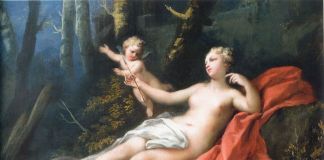 Jacopo Amigoni, Venere e Amore, 1739 40 ca., olio su tela, 47,6 x 69 cm