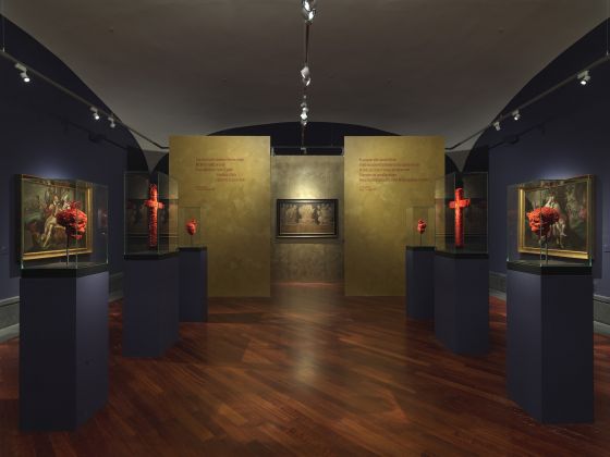 Museo e Real Bosco di Capodimonte "Jan Fabre. Oro Rosso, Sculture d'oro e corallo, disegni di sangue". © Luciano Romano