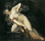 Johann Heinrich Füssli, Die Sünde vom Tod verfolgt (Peccato inseguito dalla morte), 1794-1796, olio su tela, 119 x 132 cm, Kunsthaus Zürich © Kunsthaus Zürich