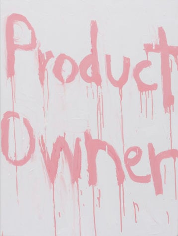 Kim Gordon, Product Owner, 2017, courtesy of the artist and 303 Gallery, New York