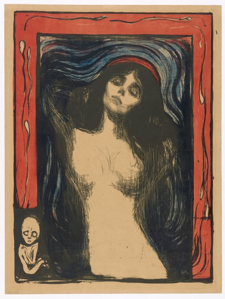 Edvard Munch, Madonna, 1895-1902, Munchmuseet