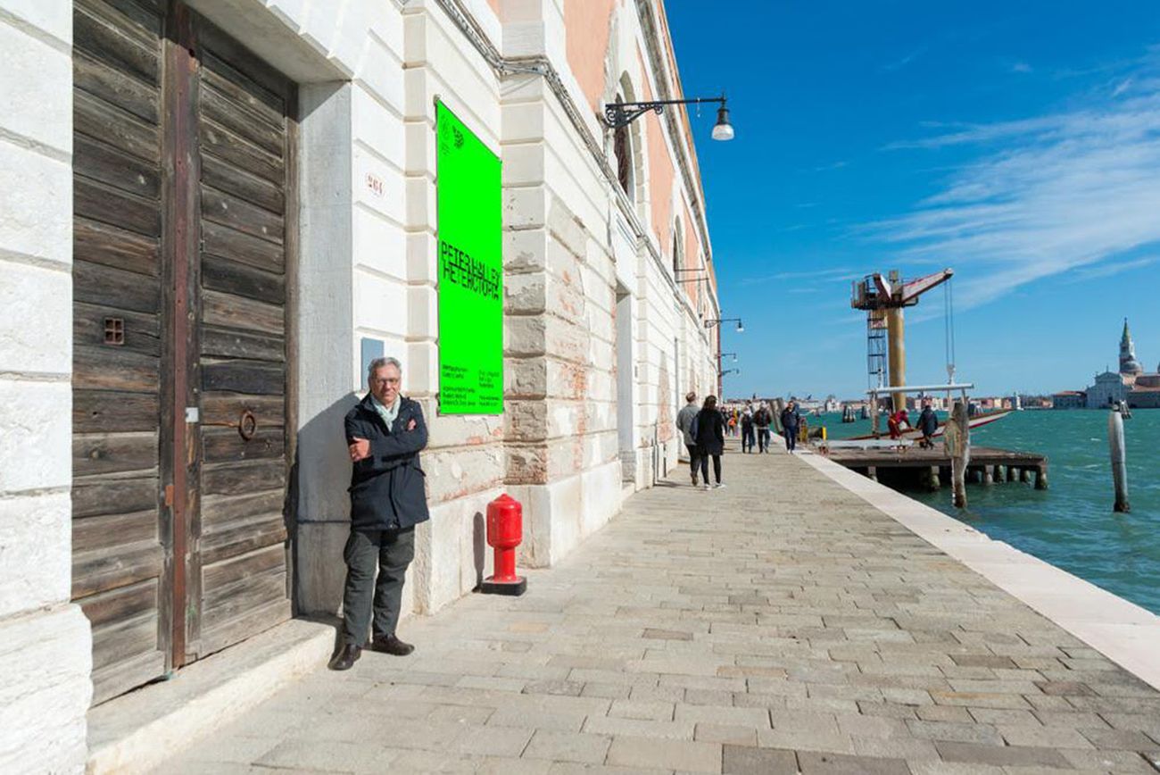 Peter Halley a Venezia, 2019