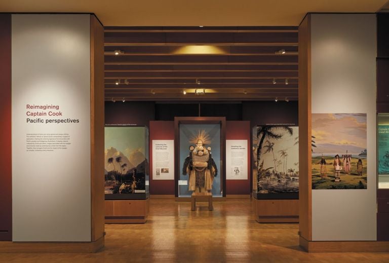 Reimagining Captain Cook. Pacific Perspectives. Exhibition view at The British Museum, London 2019