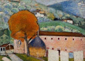 Renzo Agostini, La casa rosa, 1930. Collezione Intesa Sanpaolo