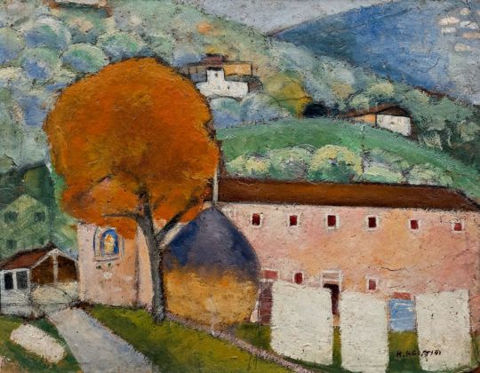 Renzo Agostini, La casa rosa, 1930. Collezione Intesa Sanpaolo