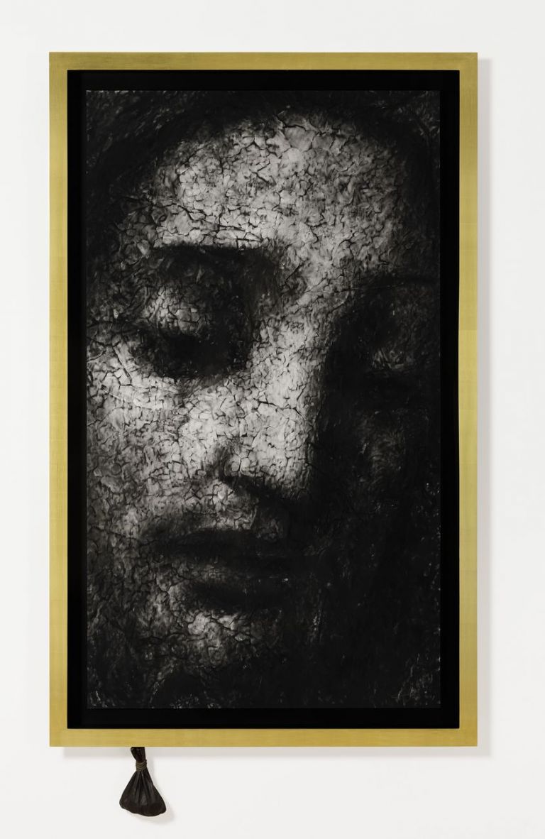 Robert Longo, Untitled (Head of Christ), 2019. Courtesy the Artist & Galleria Mazzoli