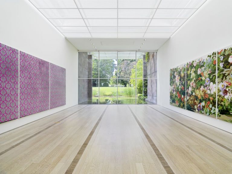 Rudolf Stingel. Installation view at Fondation Beyeler, Riehen Basilea 2019. Photo Stefan Altenburger