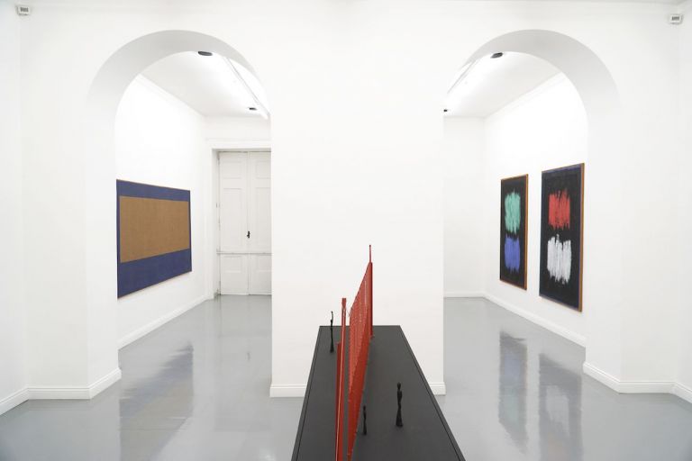 Salvatore Emblema. Costruire e Comporre. Installation view at Galleria Fonti, Napoli 2019. Photo credit Manuela Russo sgm