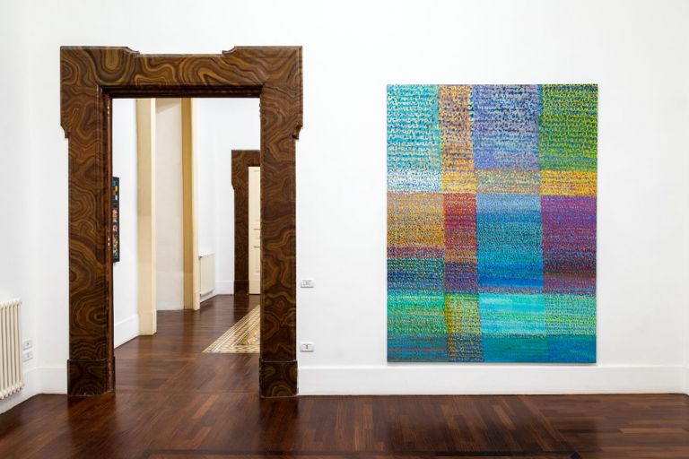 Simona Weller. La pittura è facile e difficile come l'amore. Installation view at Galleria Tiziana Di Caro, Napoli 2019. Photo © Danilo Donzelli