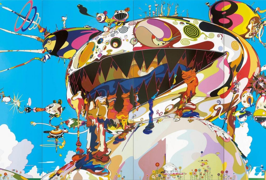 Takashi Murakami, Tan Tan Bo Puking a.k.a. Gero Tan, 2002. Photo Adam Reich. Courtesy Galerie Perrotin