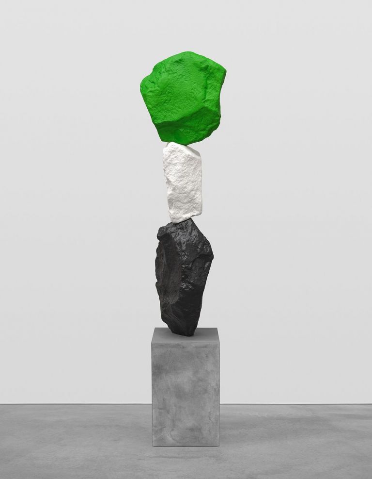 Ugo Rondinone, Black white green mountain, 2018. Collezione Giancarlo e Danna Olgiati