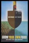 'Use Spades Not Ships', poster by Abram Games, 1941-45. © Estate of Abram Games