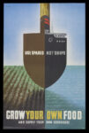 'Use Spades Not Ships', poster by Abram Games, 1941-45. © Estate of Abram Games