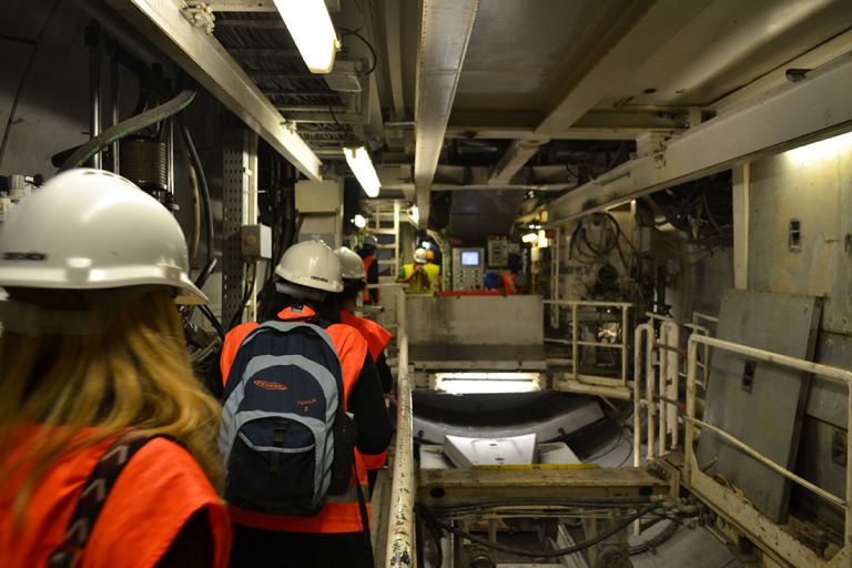 World Tunnel Congress 2019 – Visita alla Linea C Metro Roma. Photo Credits Claudio Cimino – Courtesy World Tunnel Congress
