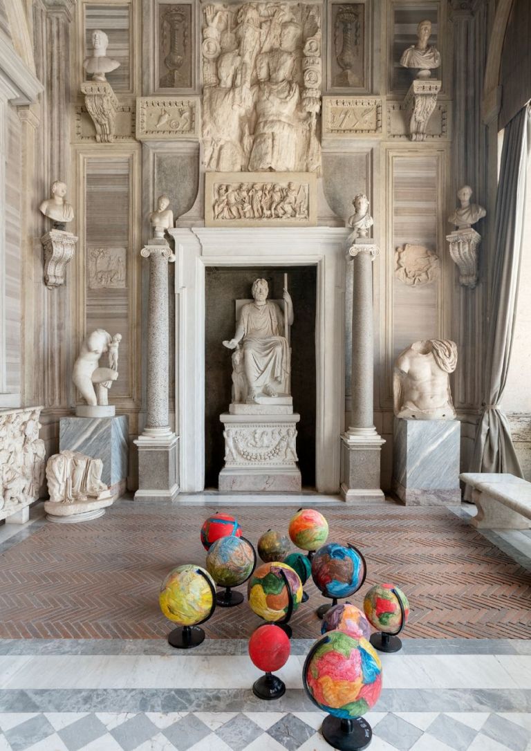 Zhang Enli. Bird Cage, a temporary shelter. Installation view at Galleria Borghese, Roma 2019