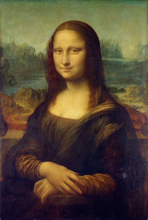 Mona Lisa, by Leonardo da Vinci, from C2RMF retouched