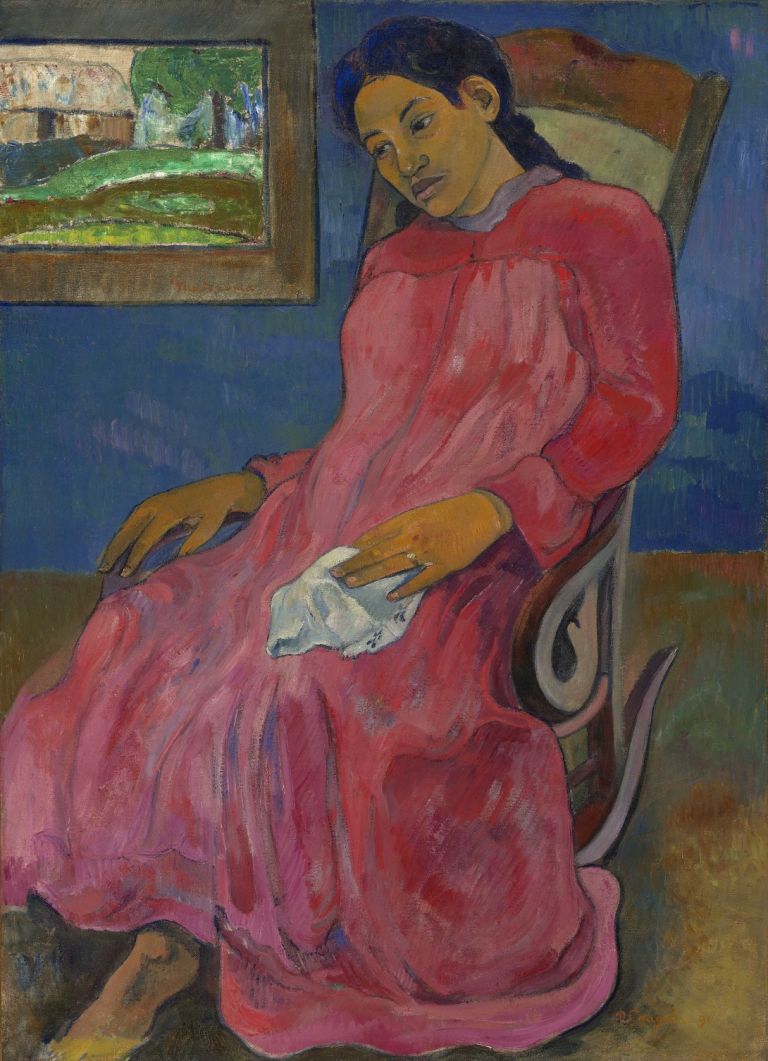 Paul Gauguin, Melancholic Faaturuma, 1891 ph. Nelson Atkins Media Services Chris Bjuland and Joshua Ferdinand