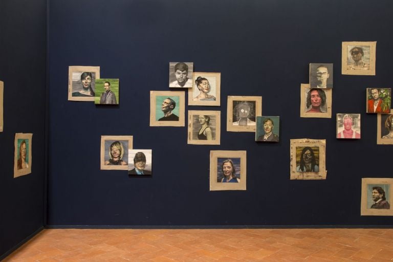 Alessandro Scarabello, Uppercrust. Heads, installation view at Palazzo della Corgna, courtesy The Gallery Apart, photo Marco De Rosa