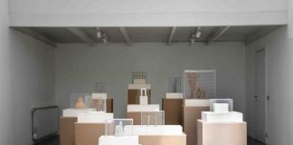 Andrea Branzi. Archetipi. Installation view at Antonia Jannone, Milano 2019. Courtesy Antonia Jannone Disegni di Architettura. Photo Henrik Blomqvist