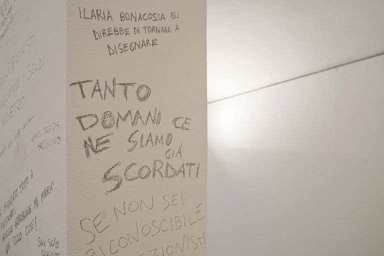 Andrea Famà. Famà chi? Exhibition view at Galleria Davide Paludetto, Torino 2019. Photo Jessica Quadrelli
