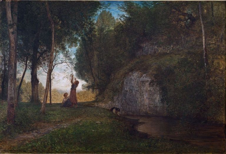 Antonio Fontanesi, La quiete, 1860. Fondazione Torino Musei Galleria d’arte Moderna