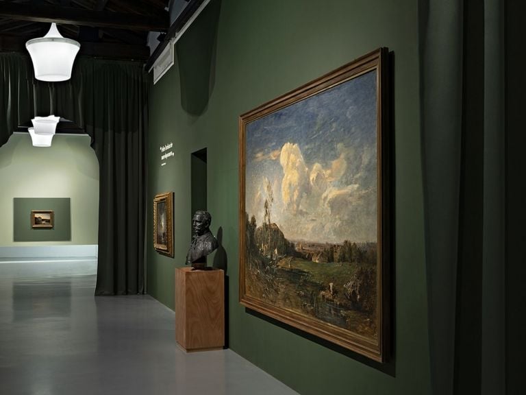 Antonio Fontanesi e la sua eredità. Da Pellizza da Volpedo a Burri. Installation view at Palazzo dei Musei, Reggio Emilia 2019. Photo Stefano Lodesani Studio