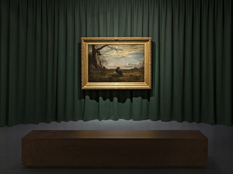 Antonio Fontanesi e la sua eredità. Da Pellizza da Volpedo a Burri. Installation view at Palazzo dei Musei, Reggio Emilia 2019. Photo Stefano Lodesani Studio