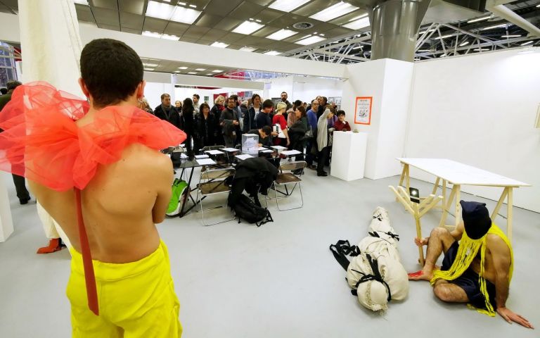 Artworks that ideas can buy _ Oplà – Performing Activities. Courtesy Arte Fiera. Photo Luca Ghedini