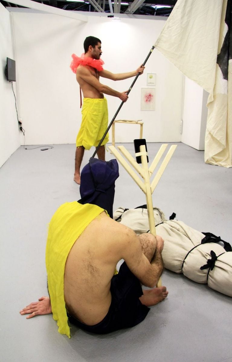 Artworks that ideas can buy _ Oplà – Performing Activities. Courtesy Arte Fiera. Photo Luca Ghedini