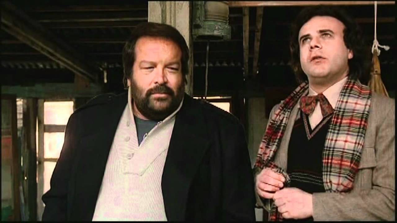 Bud Spencer con Jerry Calà in Bomber