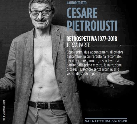 Cesare Pietroiusti espone in quanto artista nella stessa istituzione di cui è presidente. Tutto molto grillino...