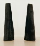 David Nash, Three Charred Crosses, 2000