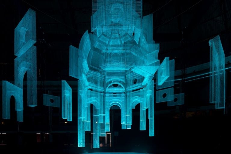 Edoardo Tresoldi, Art installation for Marcelo Burlon County of Milan Fashion Show, Ph. © Roberto Conte