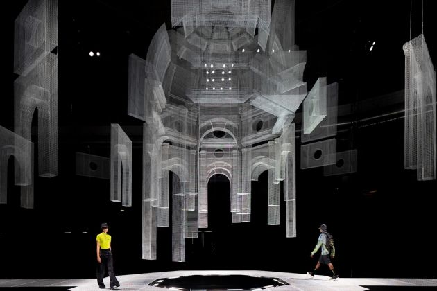 Edoardo Tresoldi, Art installation for Marcelo Burlon County of Milan Fashion Show, Ph. © Roberto Conte