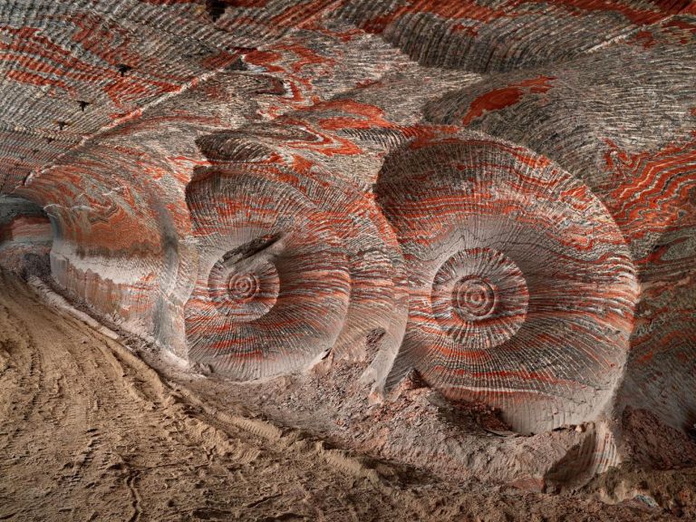 Edward Burtynsky, Uralkali Potash Mine #4, Berezniki, Russia, 2017 © Edward Burtynsky. Courtesy Admira Photography, Milano & Nicholas Metivier Gallery, Toronto