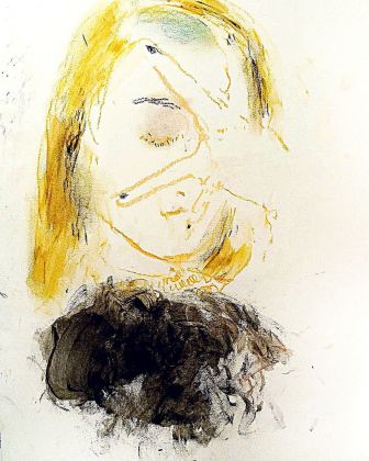 Elisa Filomena, Donna, pastelli su carta, cm 35x55, 2018