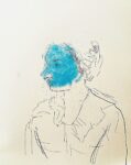 Elisa Filomena, Spirito, pastelli e grafite su carta, cm 50x40, 2017