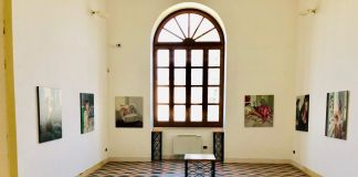 Evita Andujar. Camera picta. Installation view at Museo Pietro Cavoti, Galatina 2019