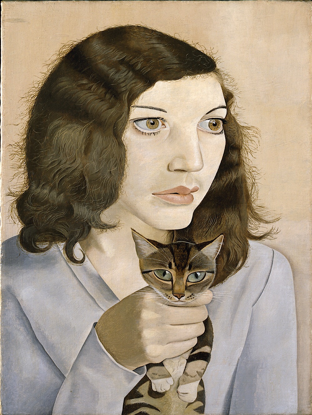 Lucian Freud, Girl with a Kitten, BACON, FREUD E LA SCUOLA DI LONDRA