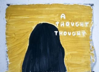 Fabio Giorgi Alberti, Concrete Poetry (A thought thought), 2019. Courtesy l'artista