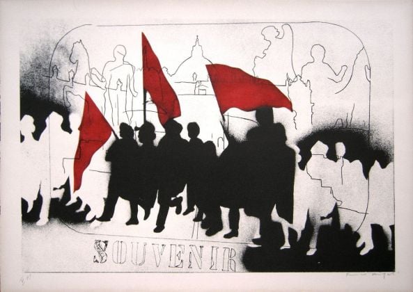 Franco Angeli, Souvenir, 1968. Courtesy Mascherino Arte Contemporanea, Roma